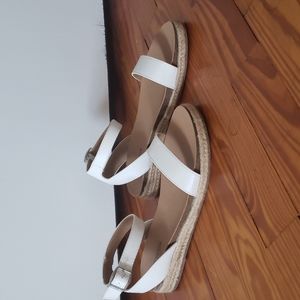 White sandals size 8.5